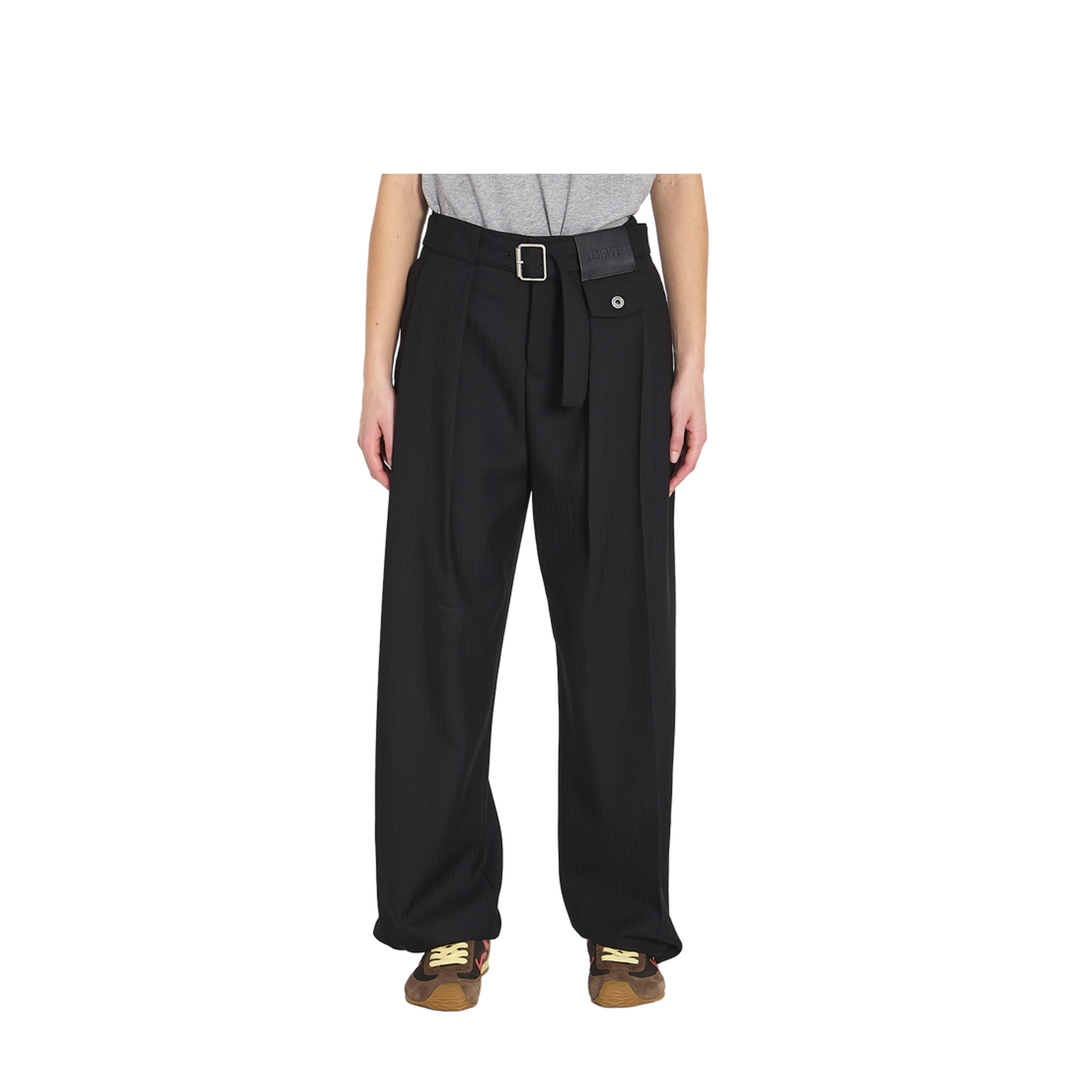 Trousers with Belt - Image 1