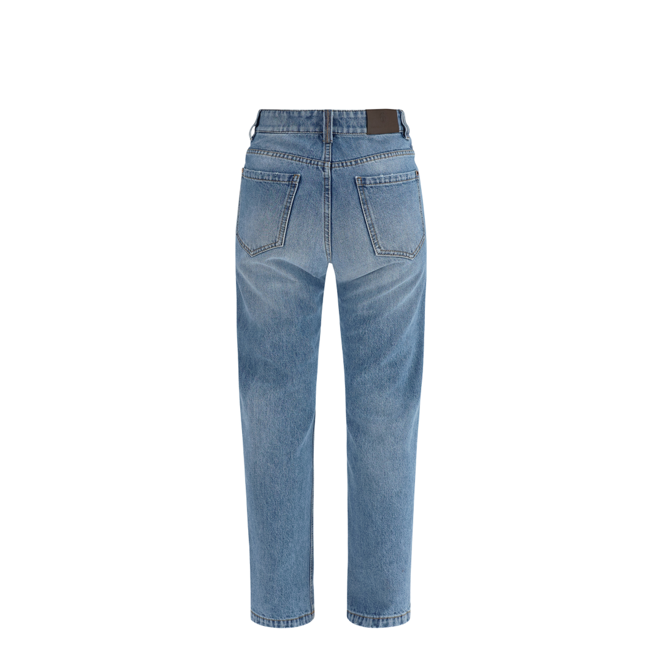 Retro Denim Pants with Monili - Image 2
