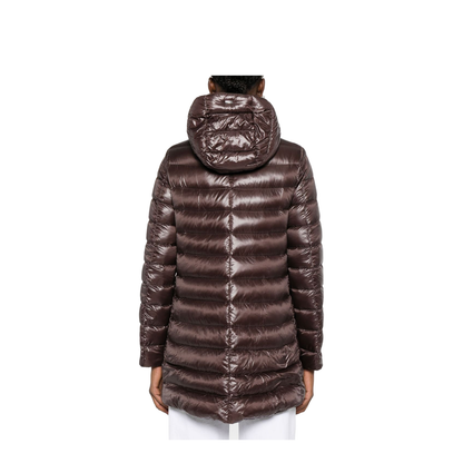 Brown A-Shape Midi Down Jacket - Image 5