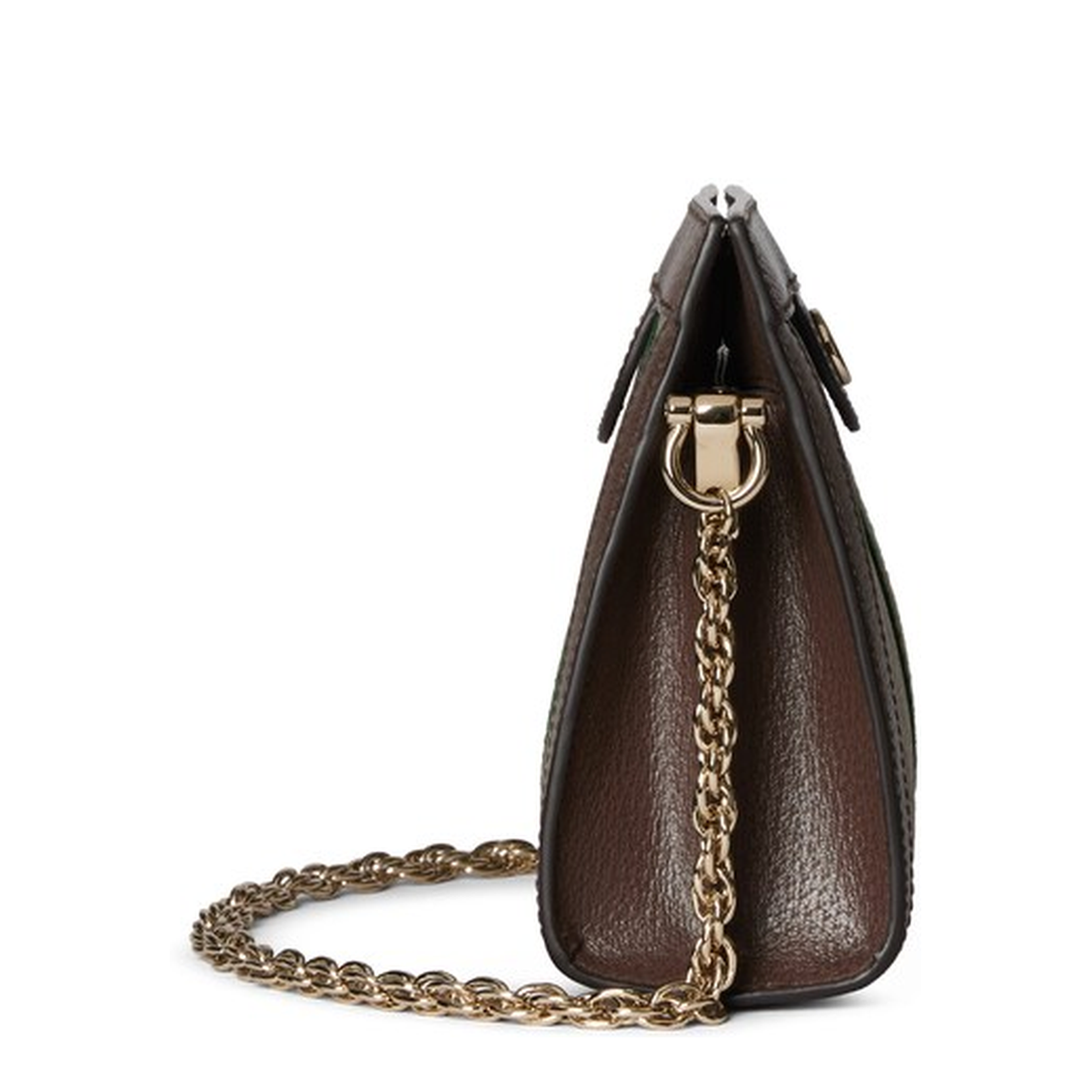 Ophidia Medium Shoulder Bag in Beige and Brown GG Fabric - Image 5