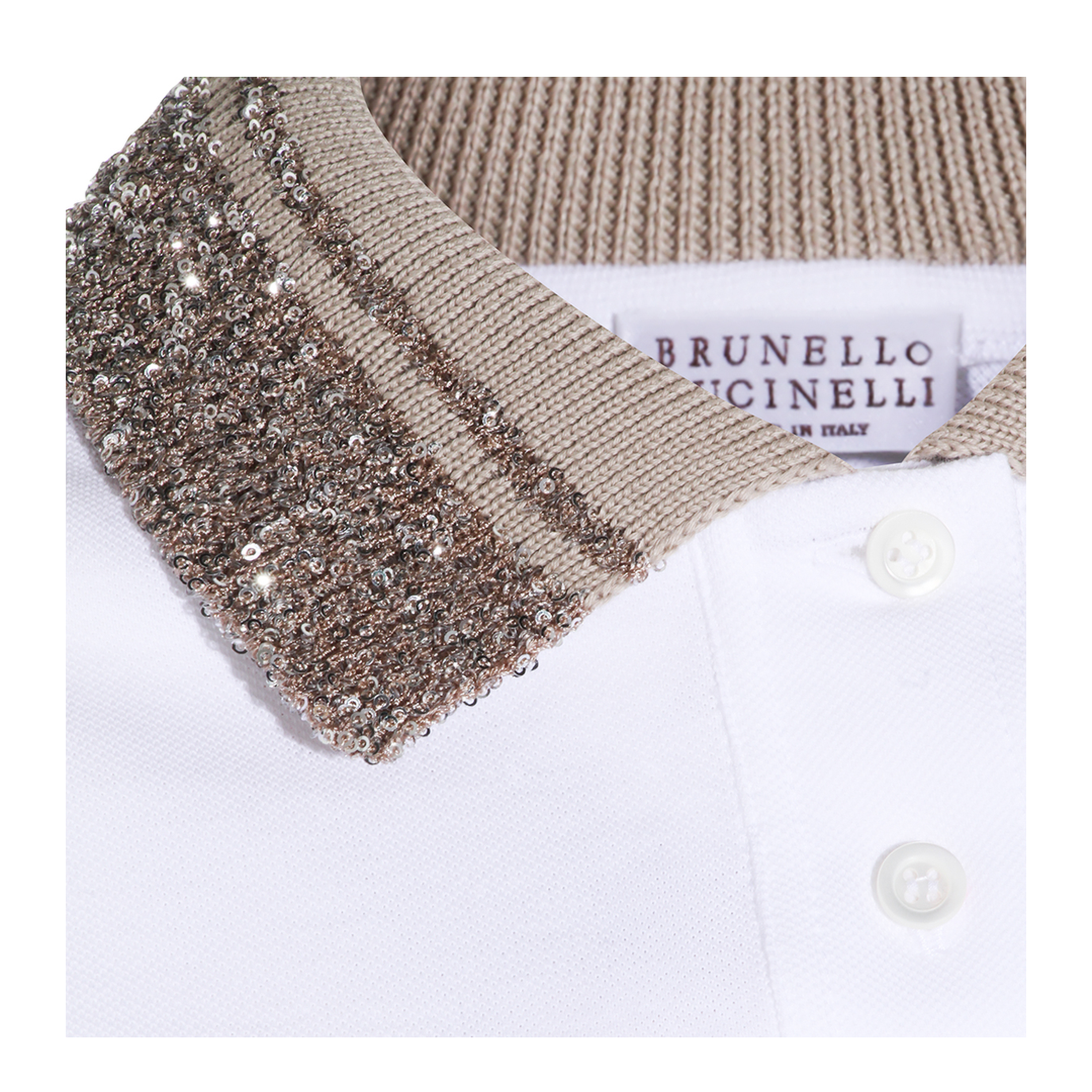 Polo Shirt With Dazzling Collar - Image 5