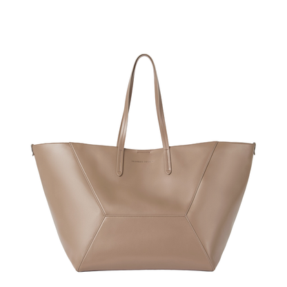 Large Calfskin Duo Bag in Hazelnut - Image 1