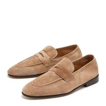 Suede Soft Penny Loafers - Image 2
