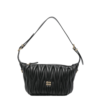 Matelassé Nappa Leather Pouch - Image 1