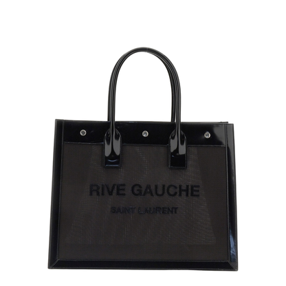 Rive Gauche Small Tote Bag In Smooth Leather - Image 3