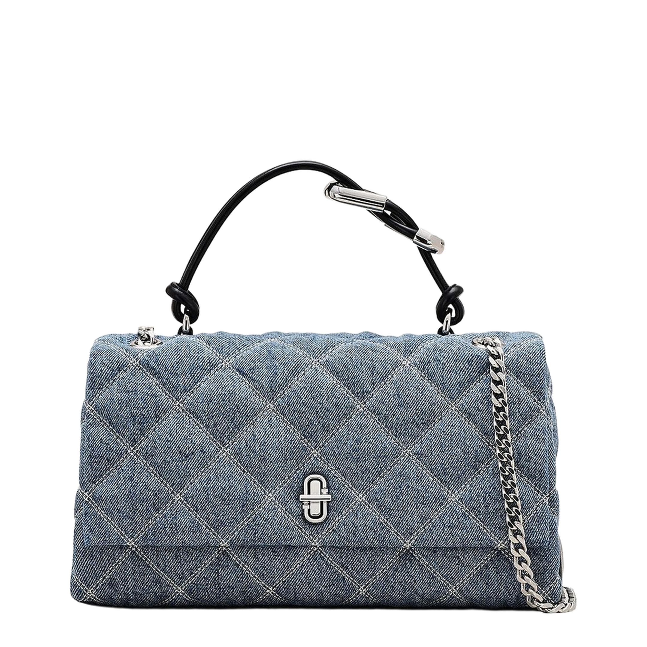 The Quilted Denim Dual Convertible Bag - Image 1
