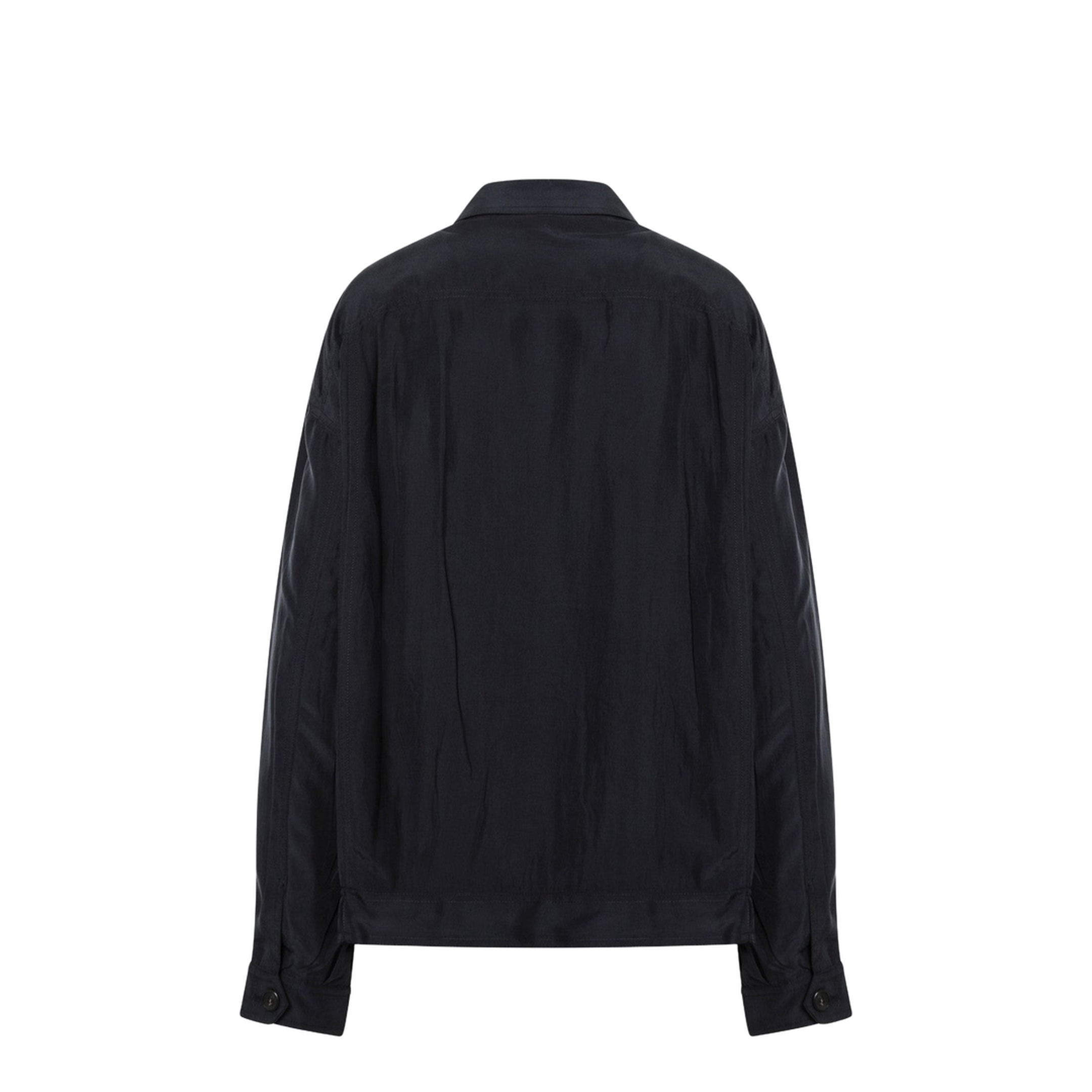 Blue Silk Blouson - Image 2