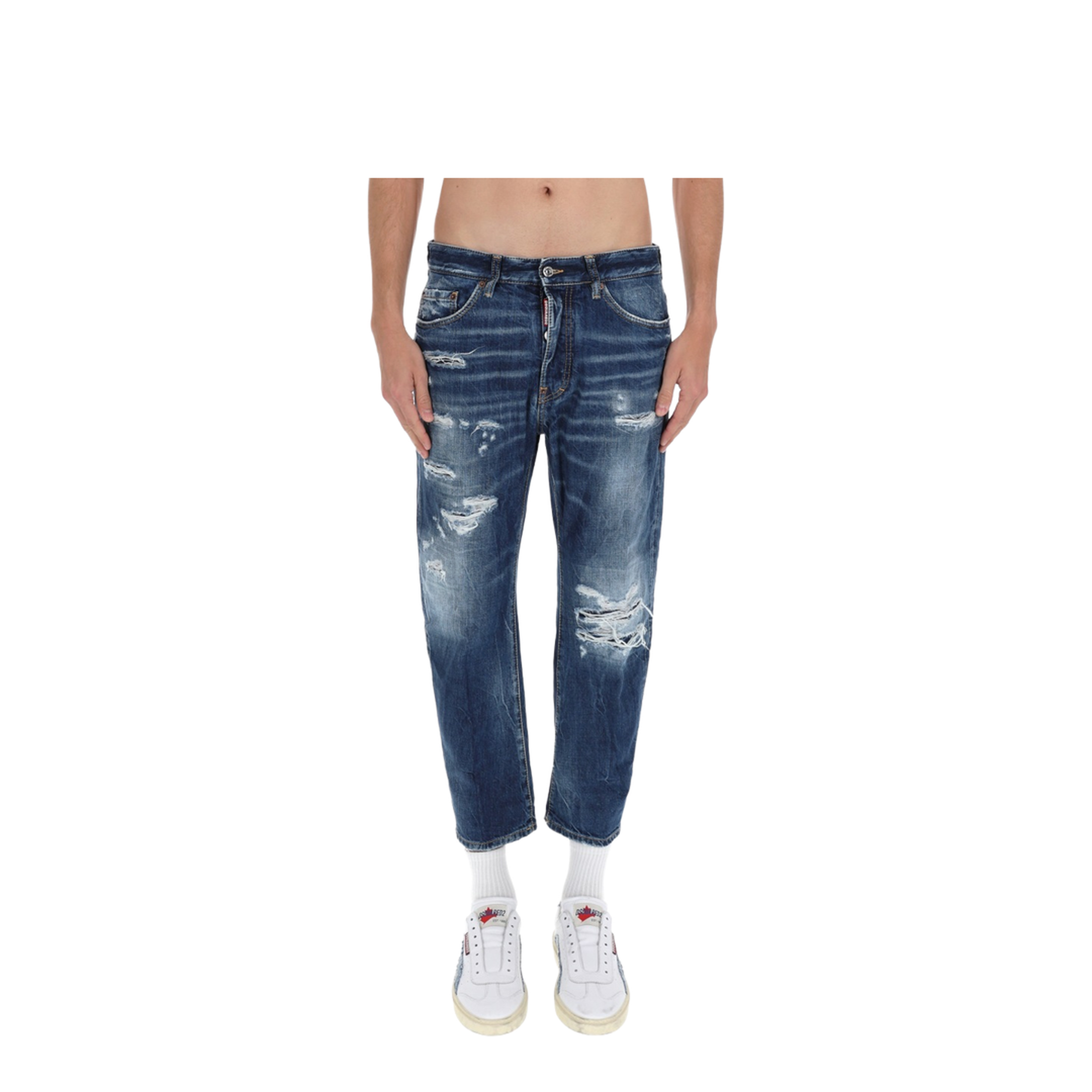 JEANS WITH "DESTROYED" DETAILS - Image 6