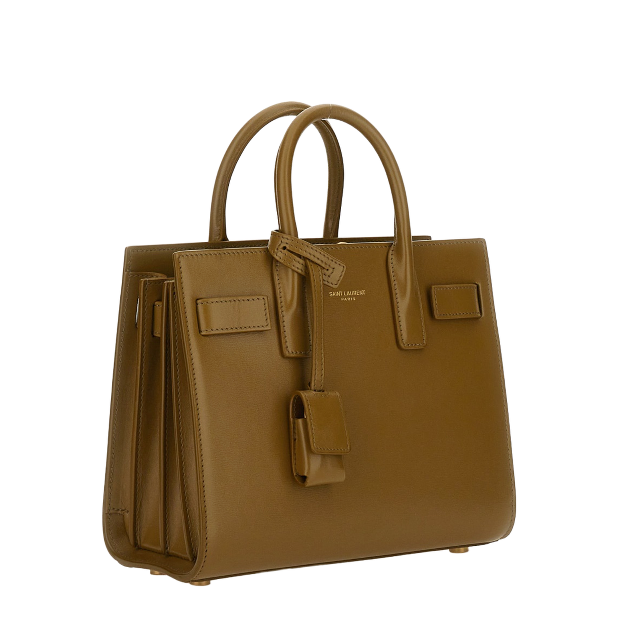 Sac De Jour Nano Leather Handbag Khaki - Image 3