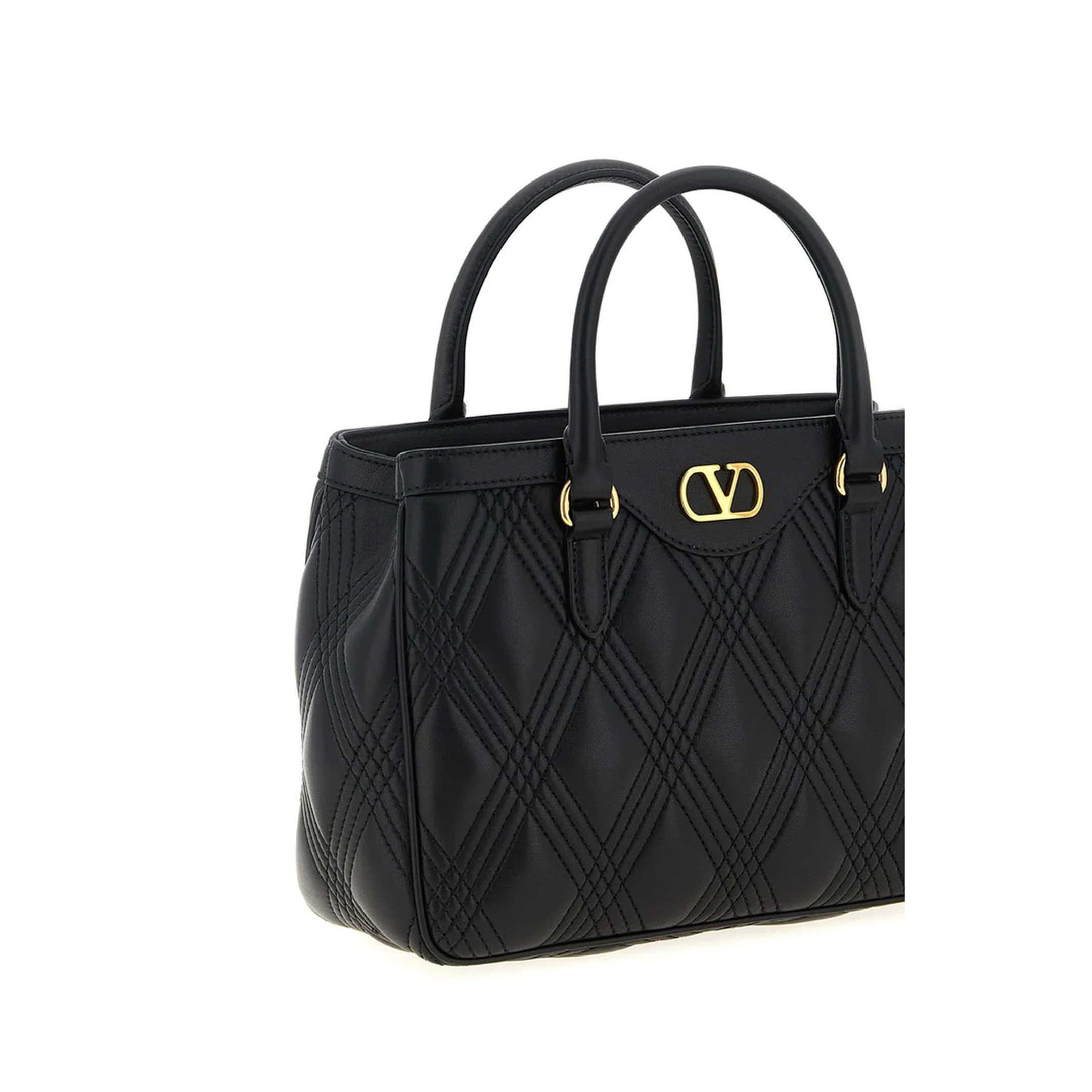 Quilted Nappa Leather Handbag - Image 3