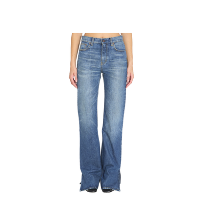 Straight-leg denim jeans - Image 1