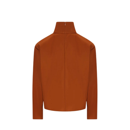 High-Neck Satin Top - Image 2