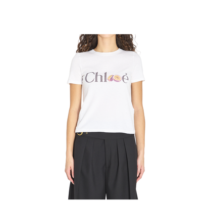 Baby Fit Logo T-Shirt in Cotton Jersey White - Image 1