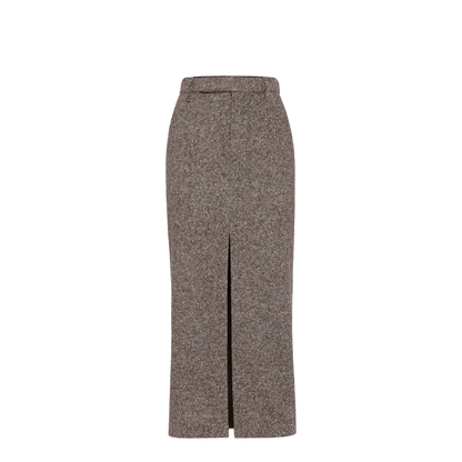 Wool Blend Pencil Skirt - Image 1