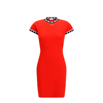 Cotton Knit Mini Dress - Image 1