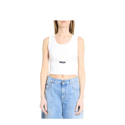 Ribbed tank top - Image 1