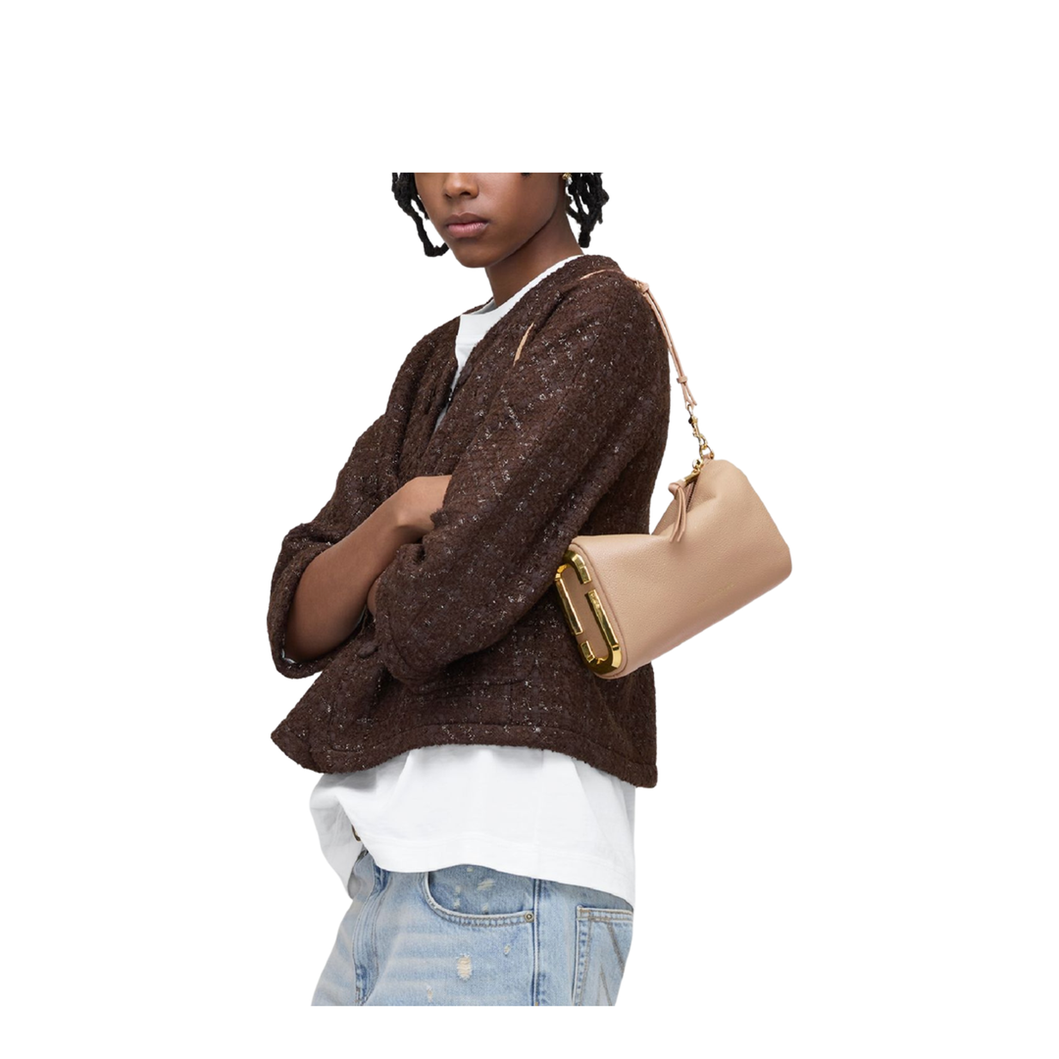 Snapshot Small Full Grain Leather Shoulder Bag - Camel - Image 5