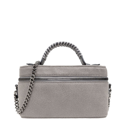 Falabella Medium Shaggy Deer Vanity Case - Ash Grey - Image 1