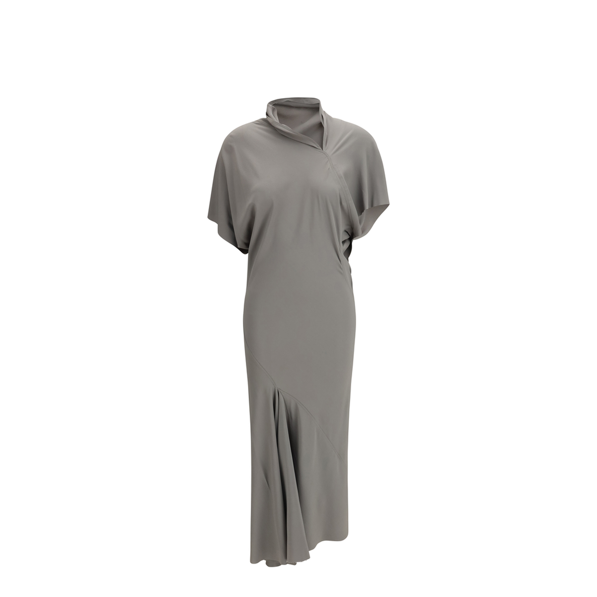 Asymmetric Midi Dress - Image 1