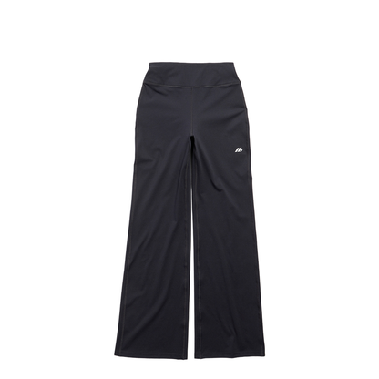Black Activewear Flared Slim Lounge Pants - Image 1