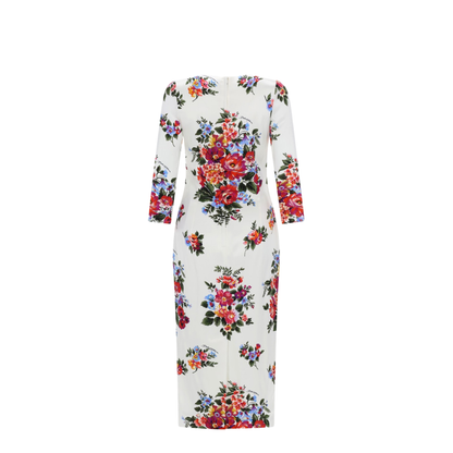 MIDI DRESS WITH FLORAL PRINT - Image 3