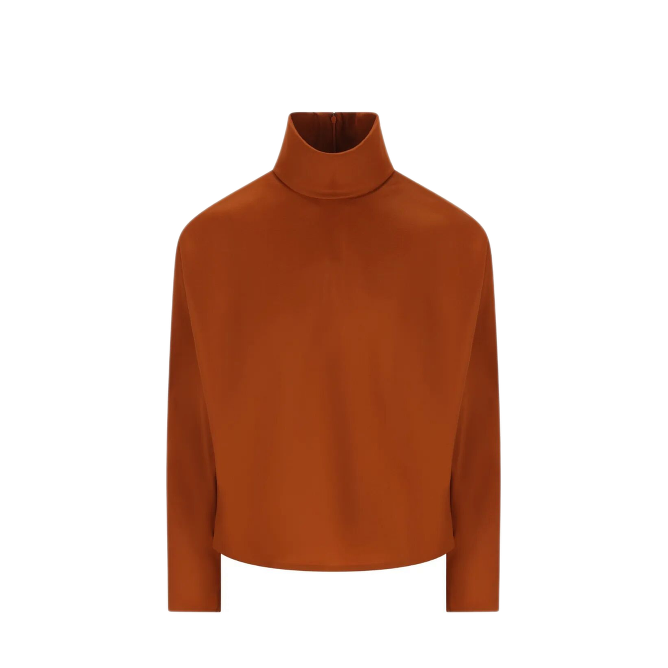 High-Neck Satin Top - Image 1
