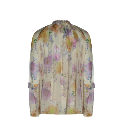 Luna Ruffle Floral Blouse - Image 3
