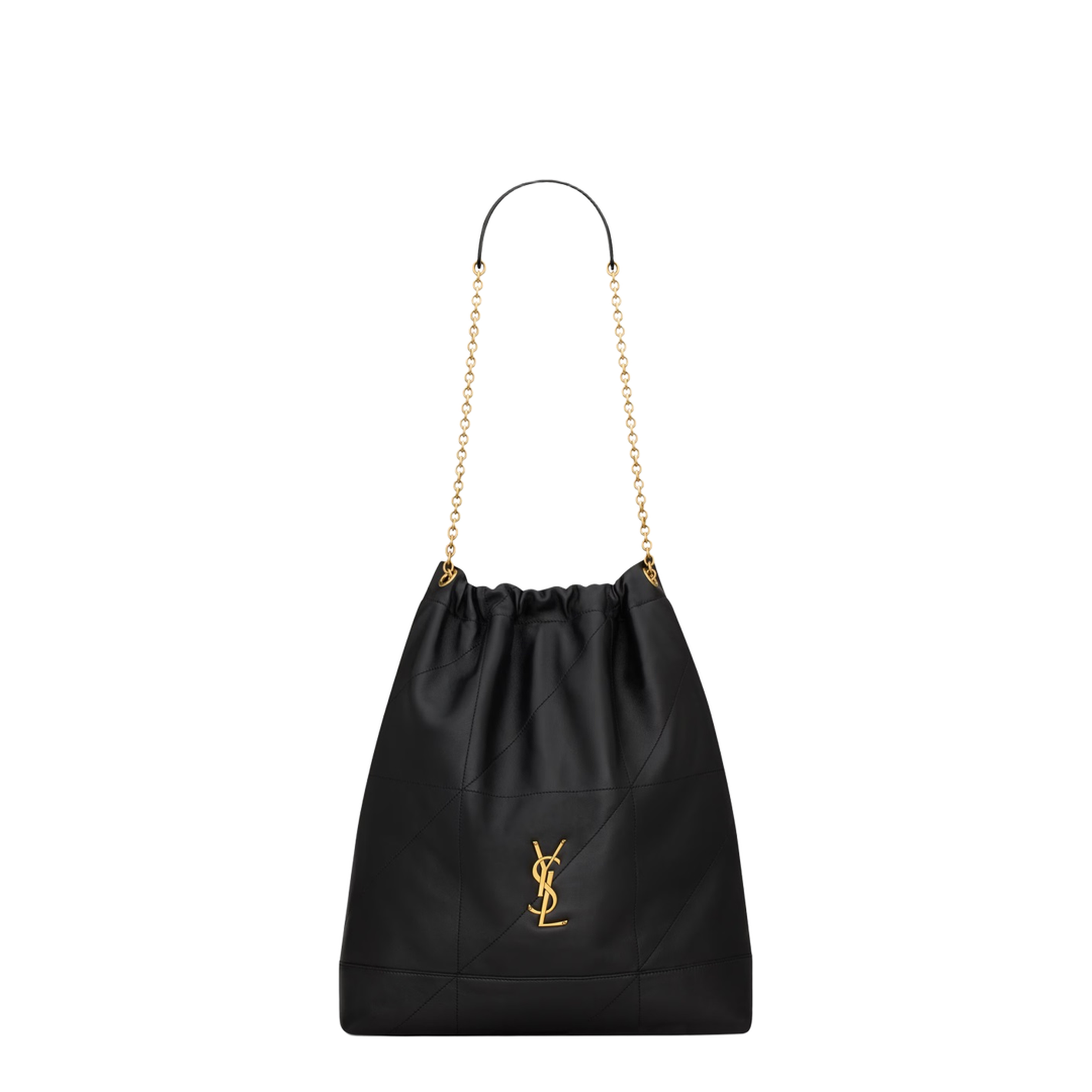 Jamie Large Nappa Bucket Bags - Black - Image 1