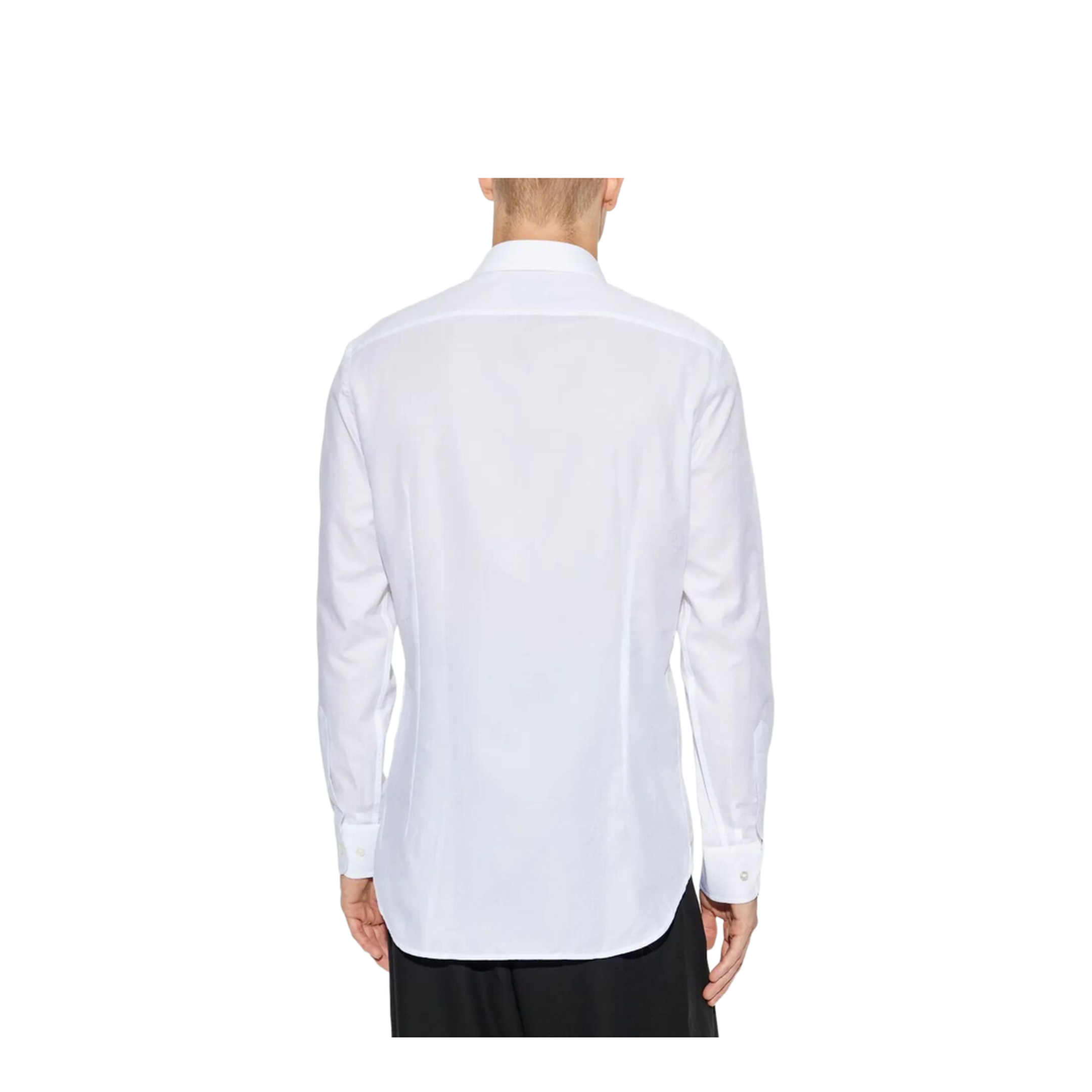 Cotton Jacquard Shirt with Gecko Motif - Image 8