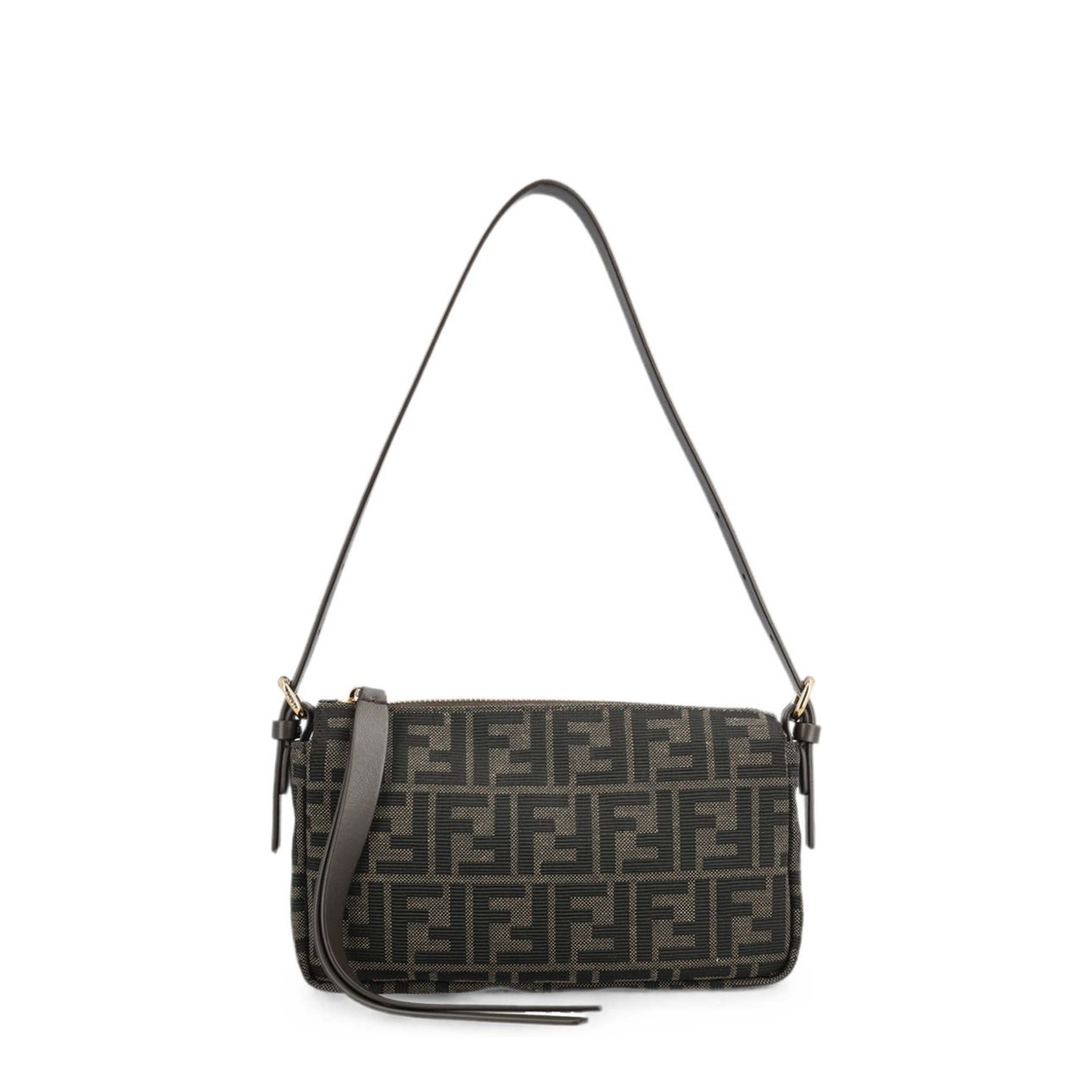Small Calf Leather Bag - Brown - Image 4