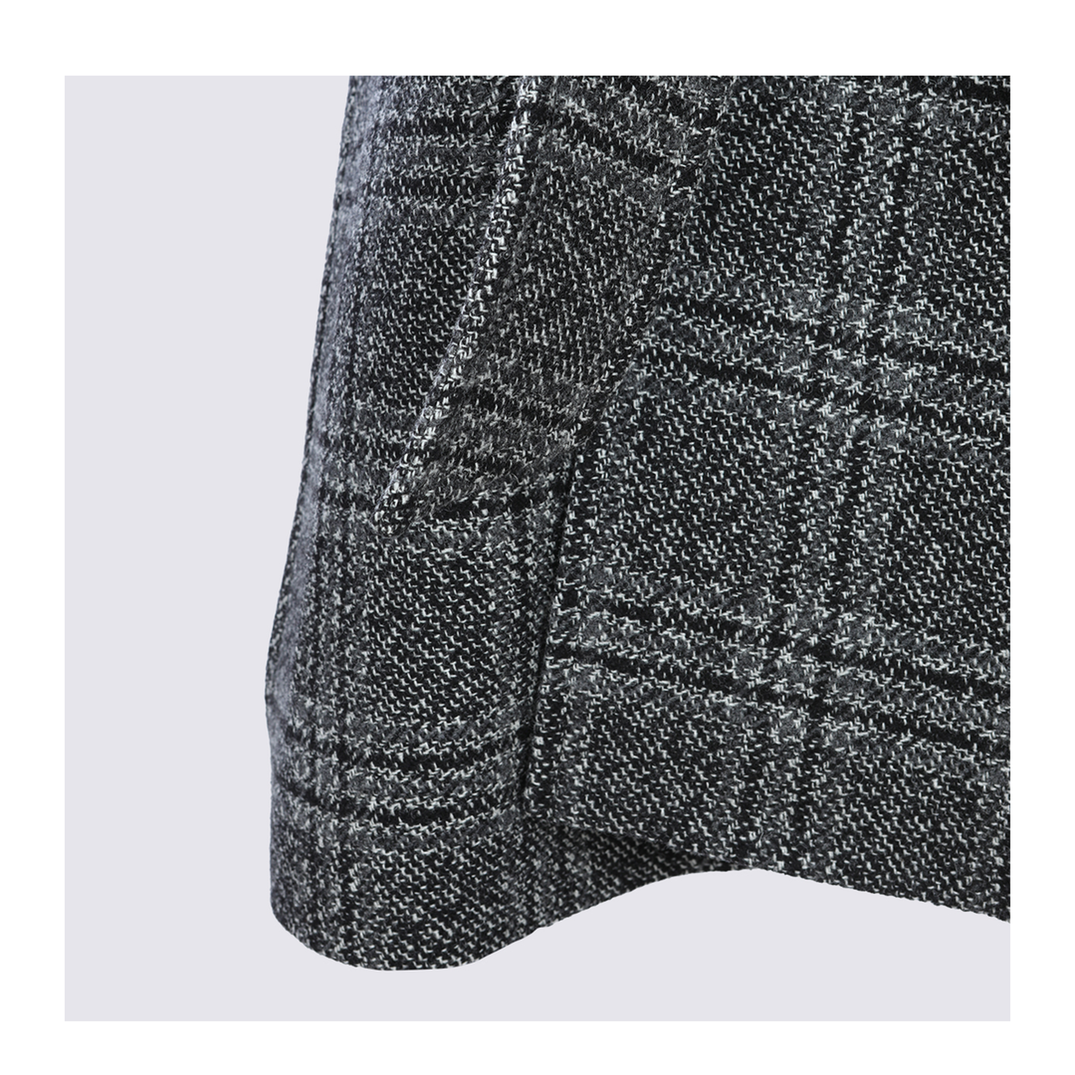 Grey One Layer Coat - Image 7