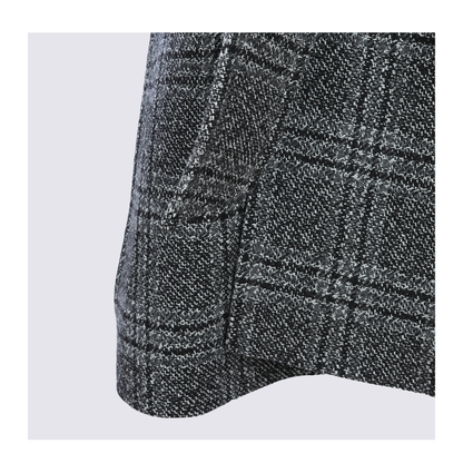 Grey One Layer Coat - Image 7