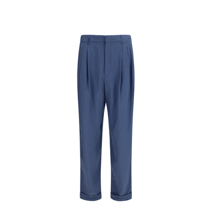 Tailored Pants with Habutai Silk Belt - Image 1