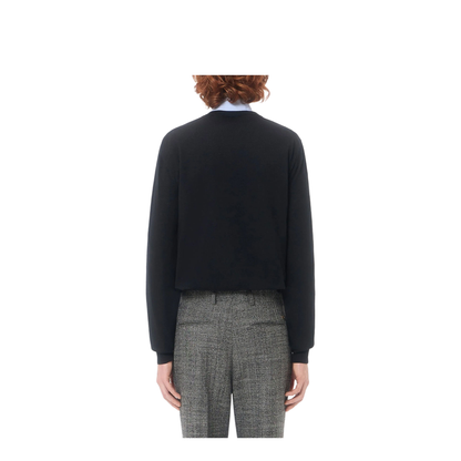 Wool Jumper with Vlogo Embroidery - Image 5