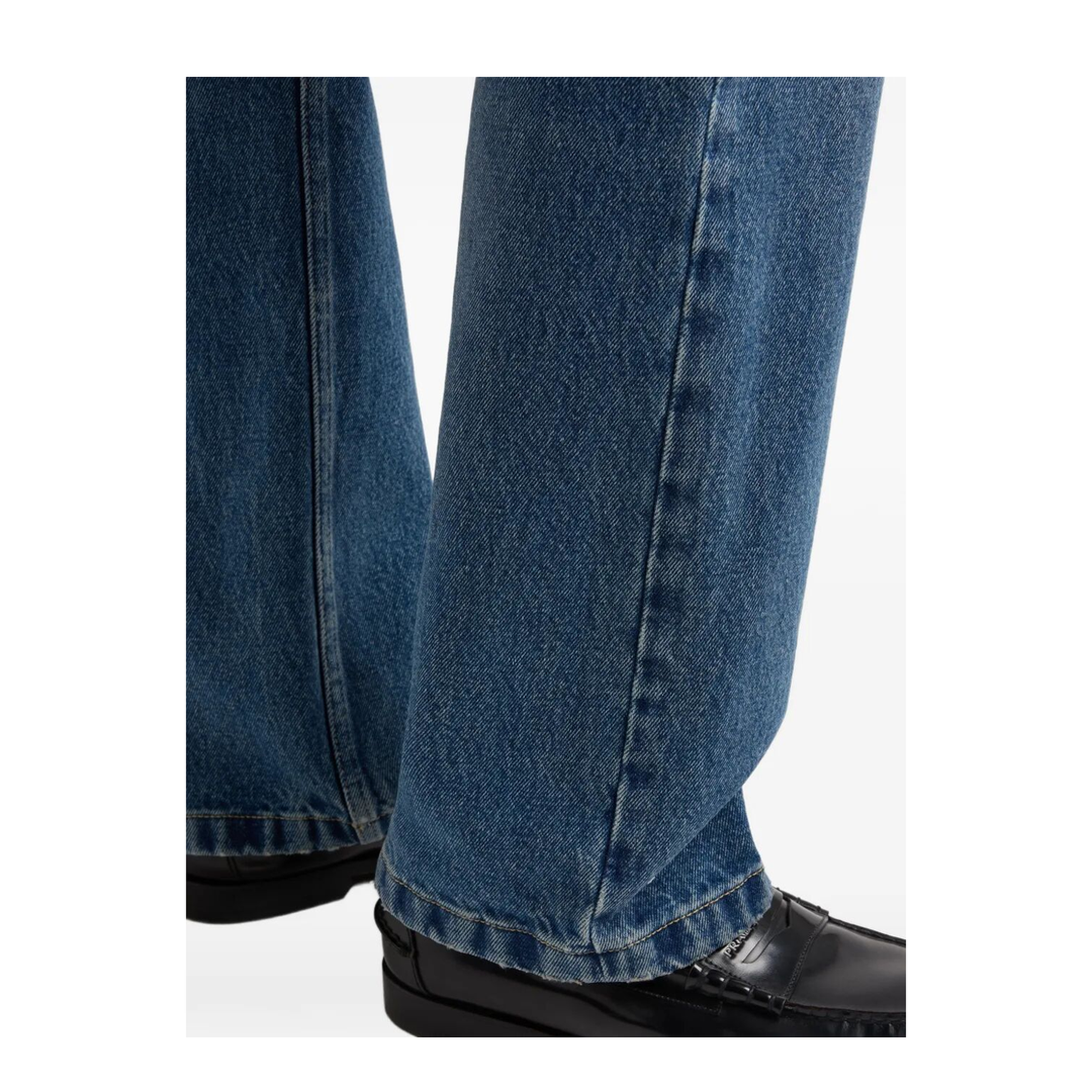 Tight Fit And Regular Waist Washed Denim Jeans - Image 4