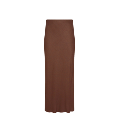 Brown Viscose Blend Skirt - Image 1