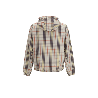 Reversible Check Hooded Jacket - Image 4