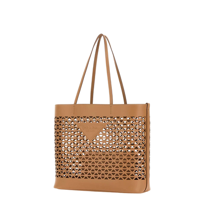 Sand Leather Shopping Bag - Image 2