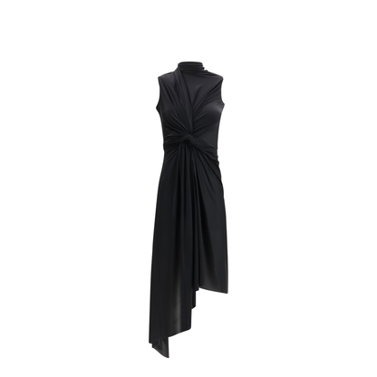 Draped Midi Dress - Image 1