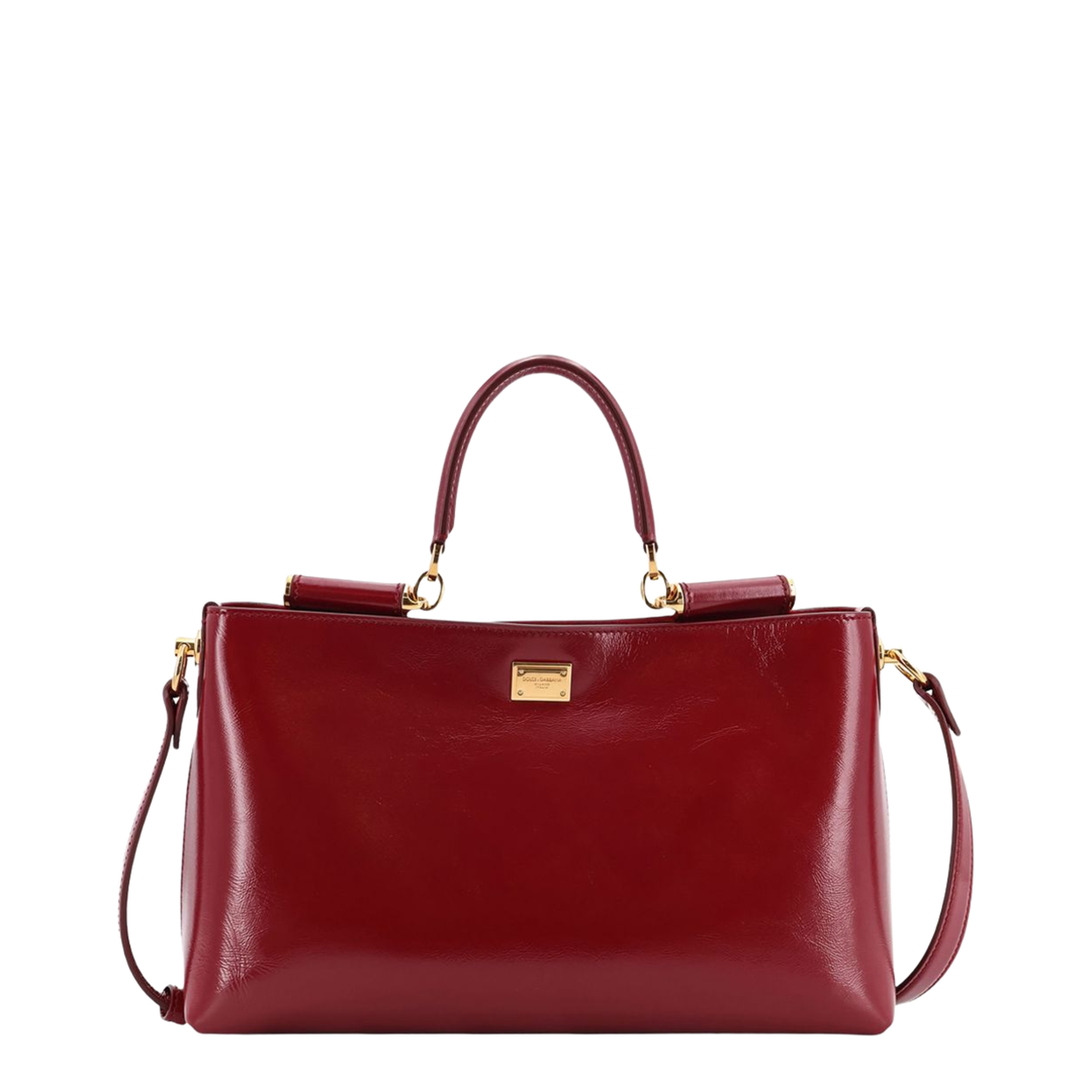 Vittoria Medium Calfskin Handbag - Red - Image 1
