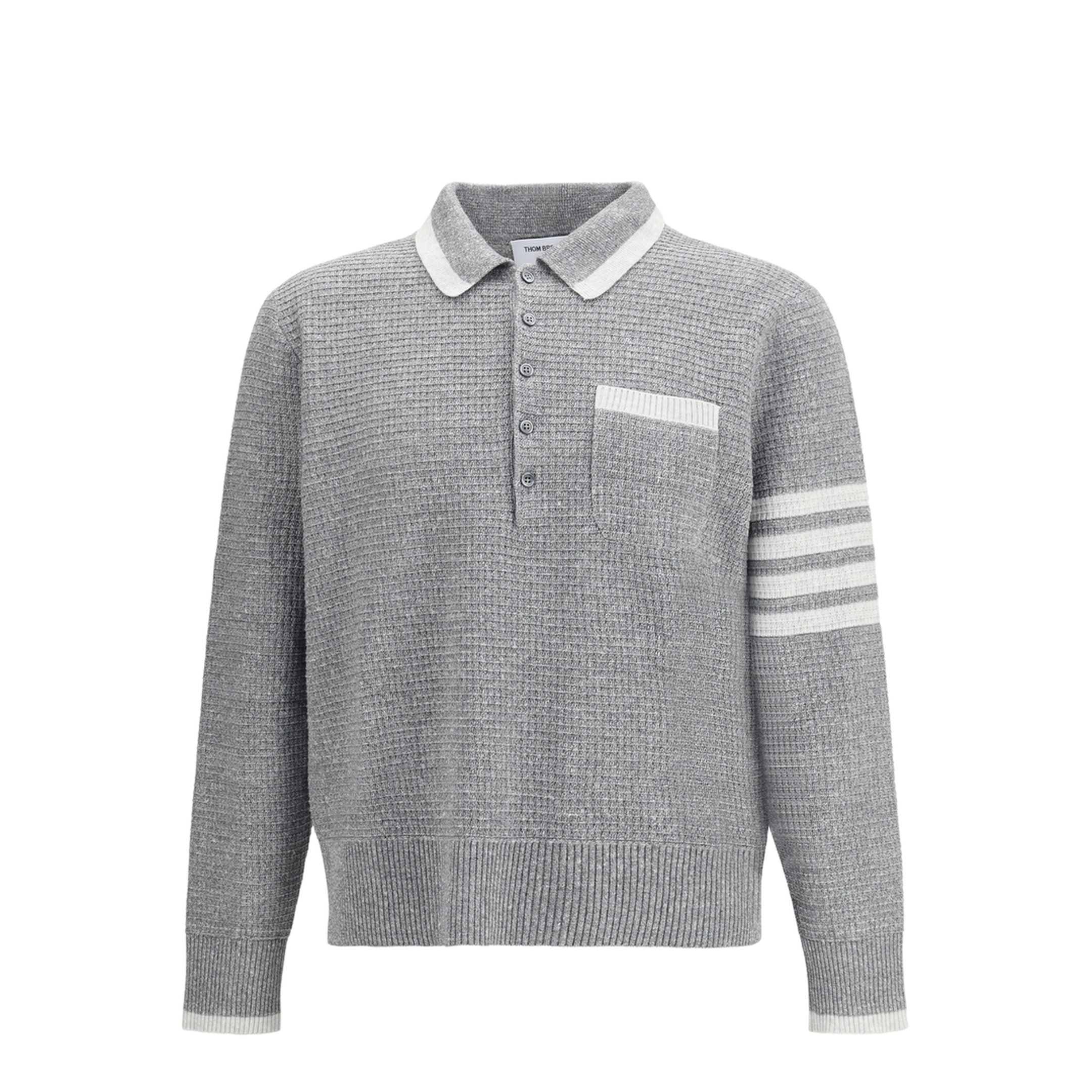 Knitted Polo Shirt - Image 1
