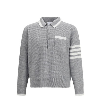 Knitted Polo Shirt - Image 1