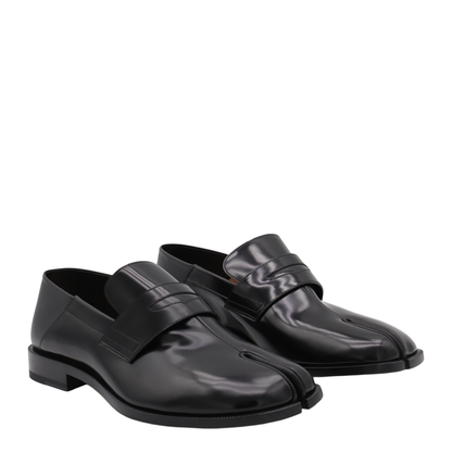 Tabi Loafer in Black Leather - Image 3