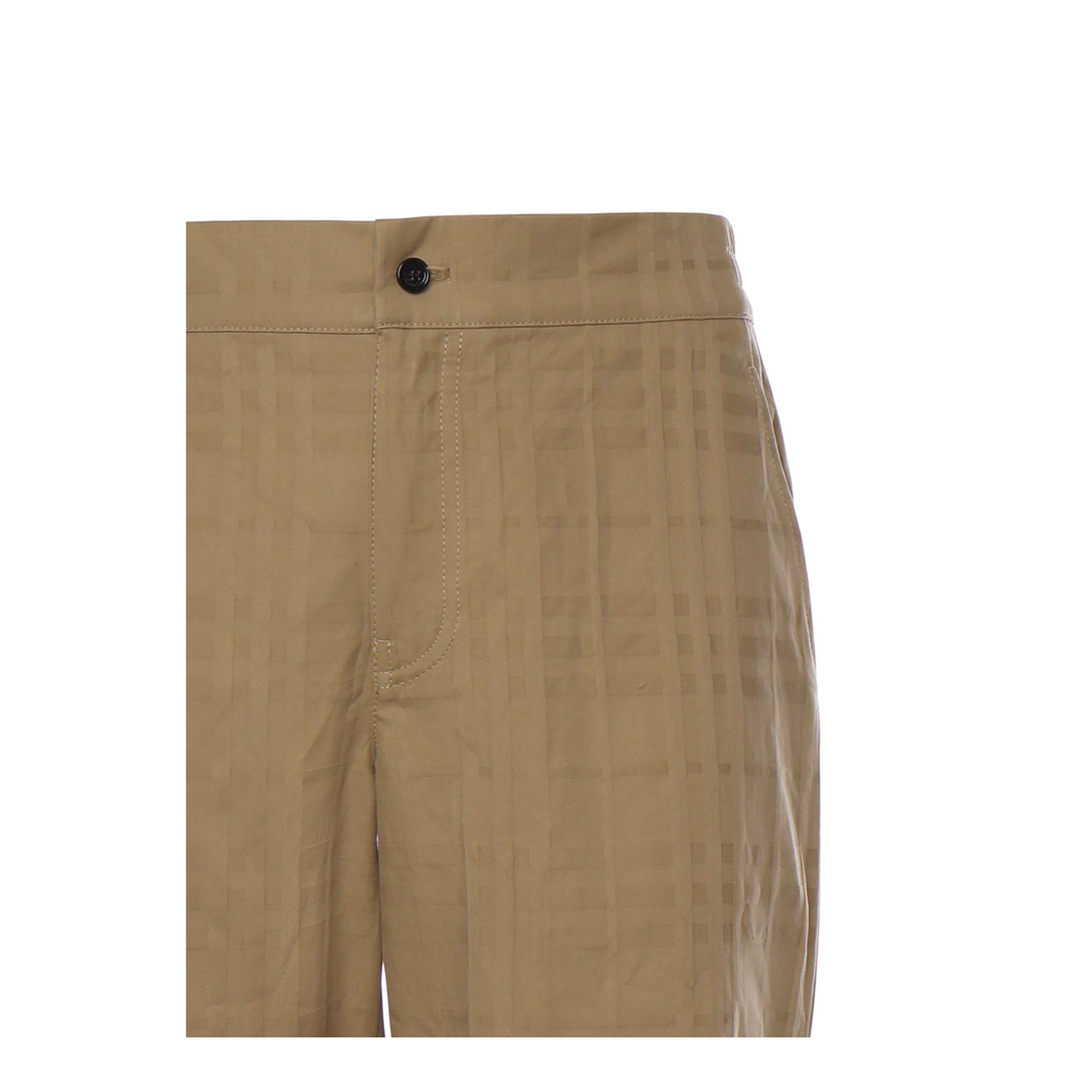Check Cotton Trousers - Image 3