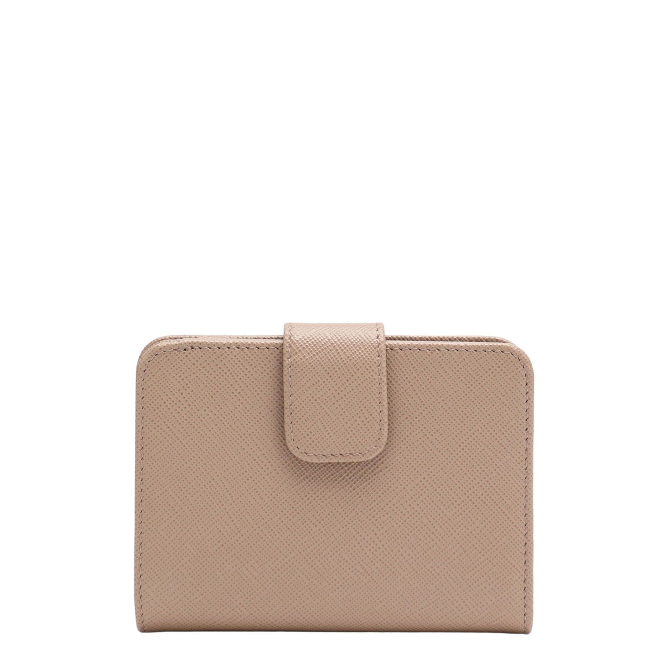 Powder Saffiano Leather Small Continental Wallet - Image 2
