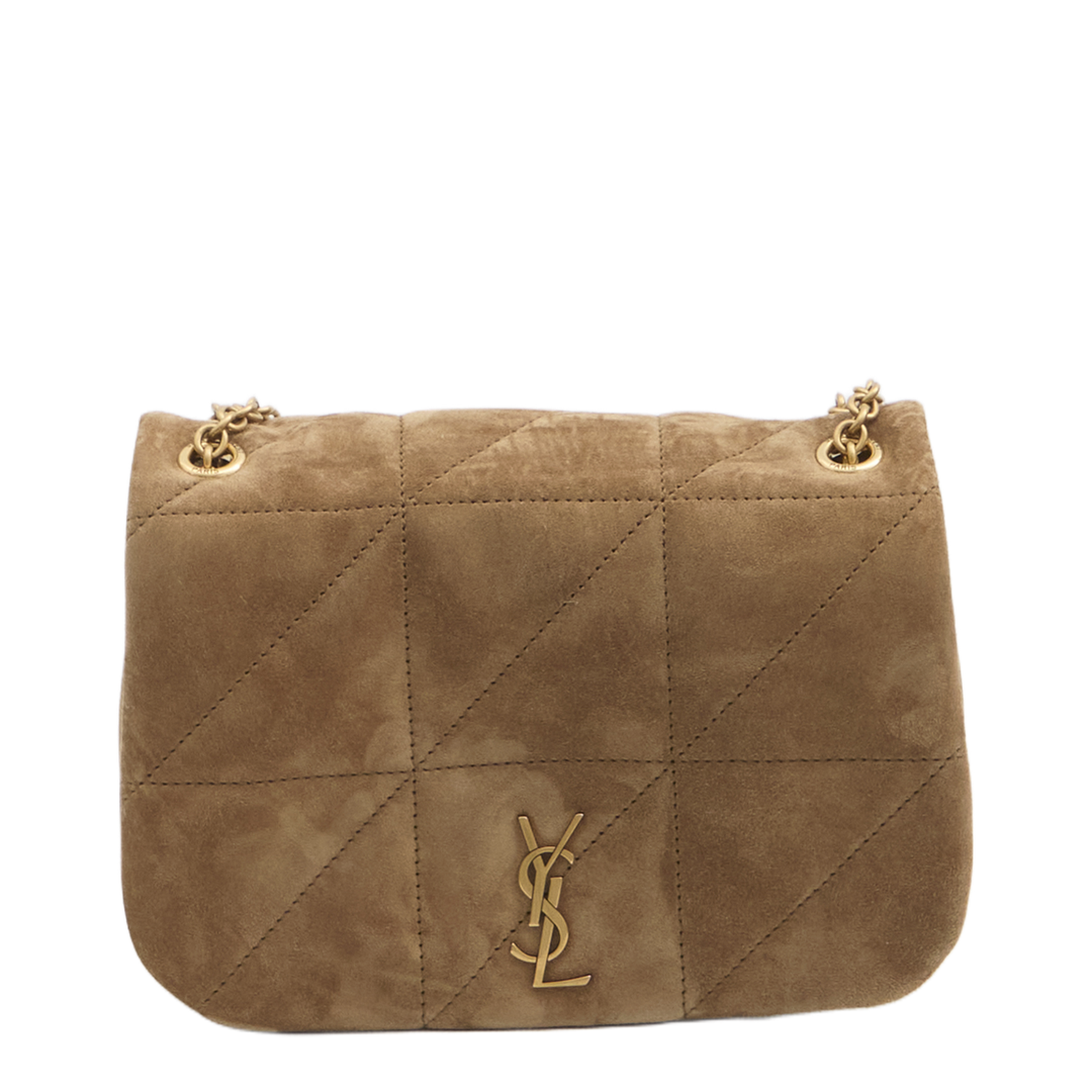 Jamie 4.3 Mini Suede Crossbody - Light Brown - Image 1