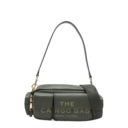 Cargo Shoulder Bag Leather Green - Image 1