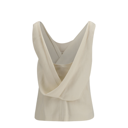 Viscose and Linen Twill Top - Image 2
