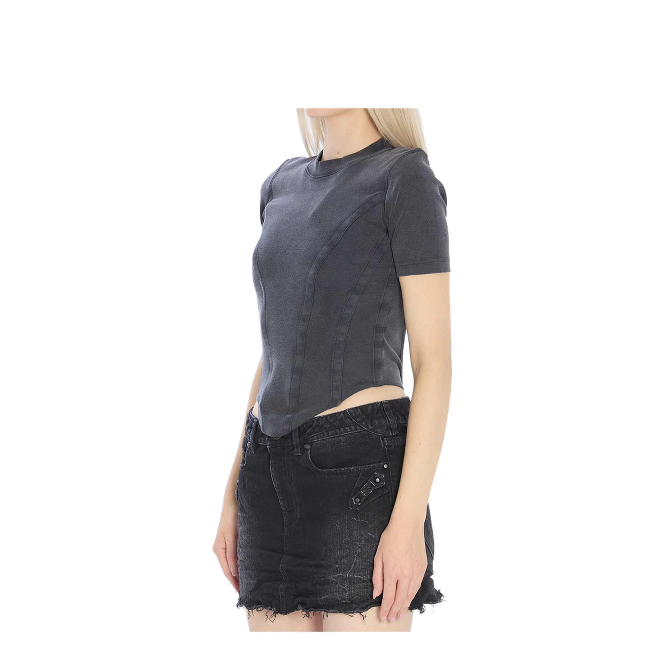 Top with an asymmetric hem - Image 2