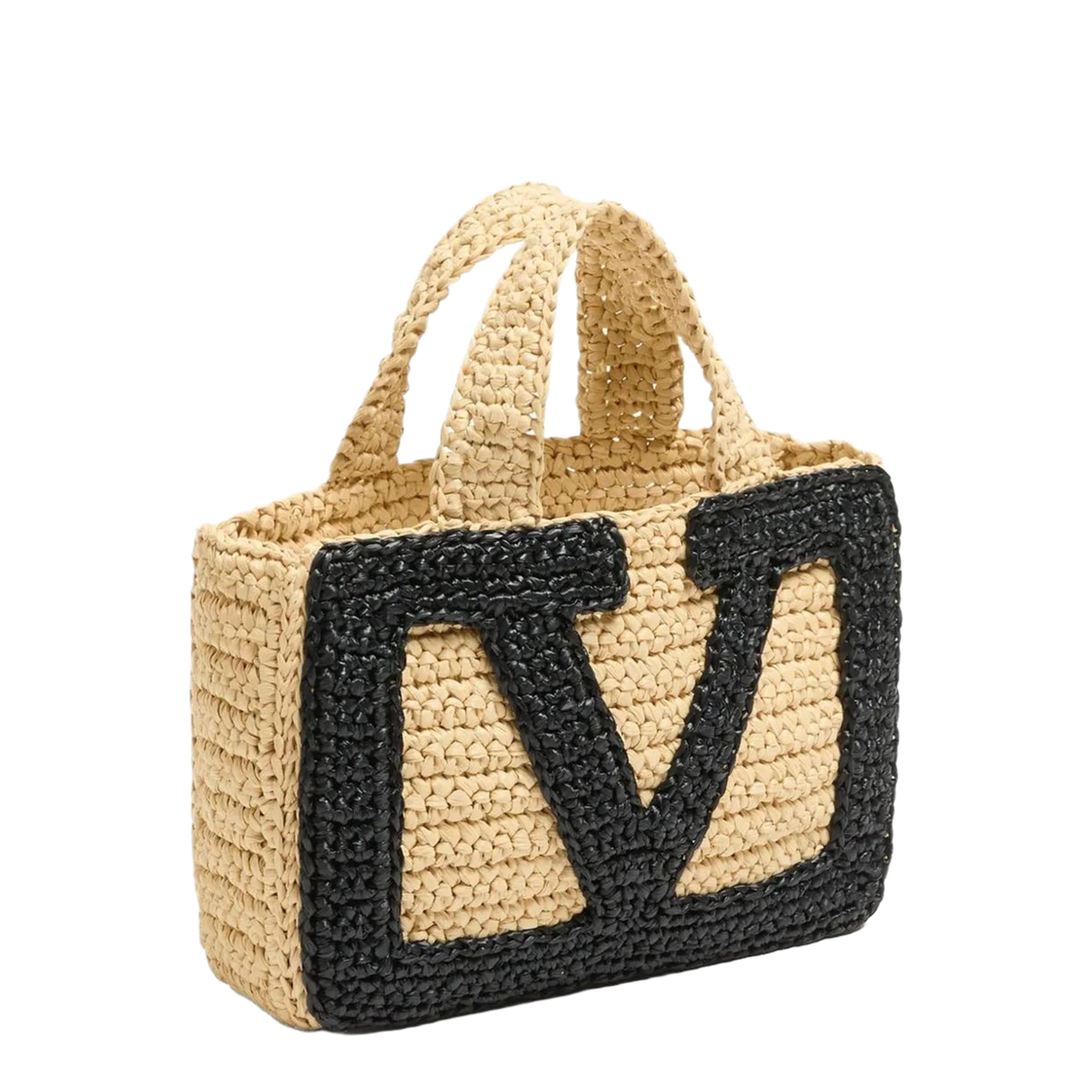 Viva Superstar Small Raffia Shopper - Image 3